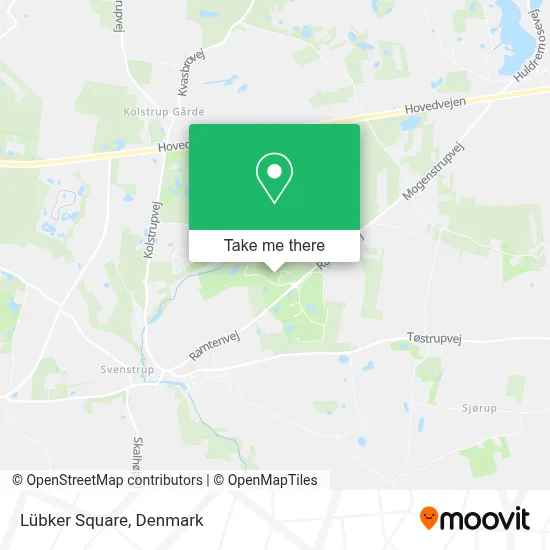 Lübker Square map