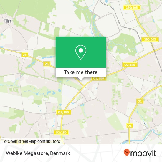 Webike Megastore map