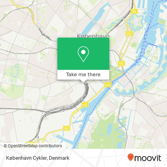 København Cykler map