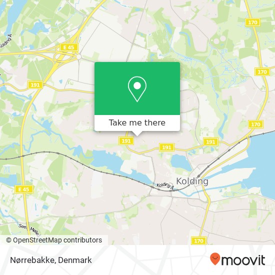 Nørrebakke map