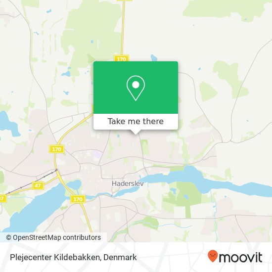 Plejecenter Kildebakken map