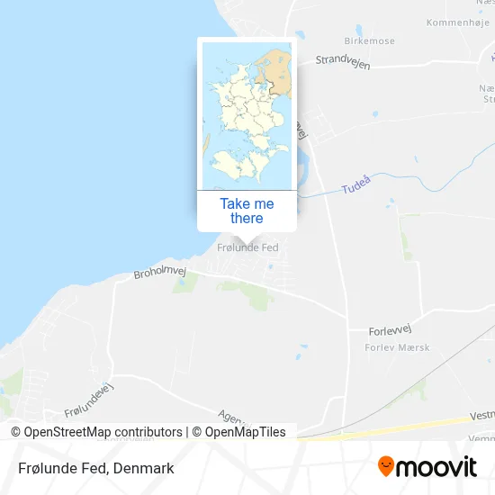 Frølunde Fed map