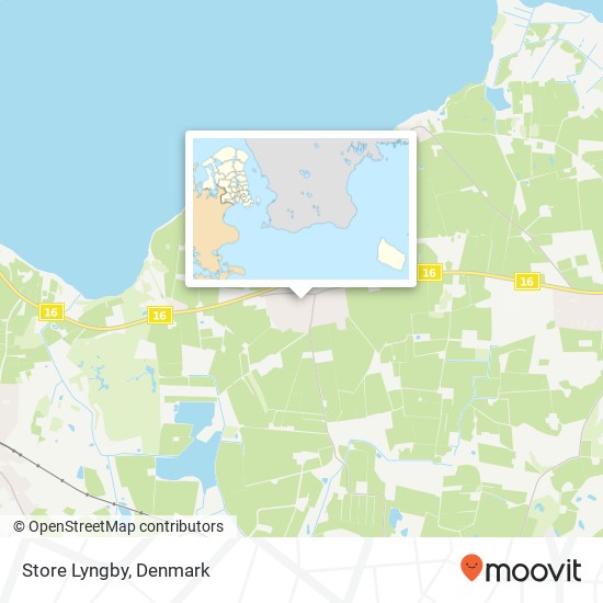 Store Lyngby map