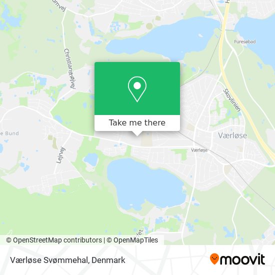 Værløse Svømmehal map