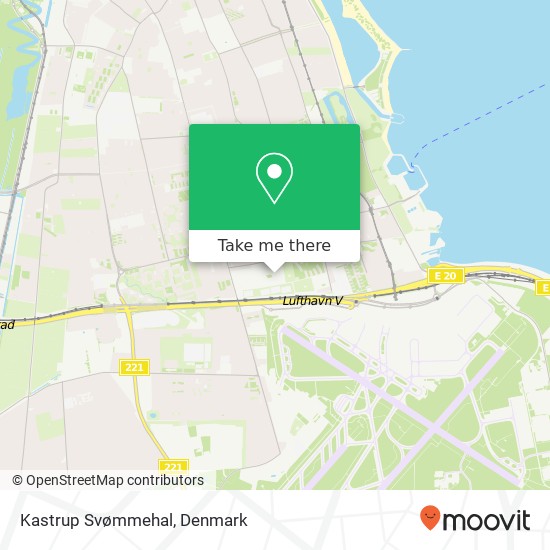 Kastrup Svømmehal map