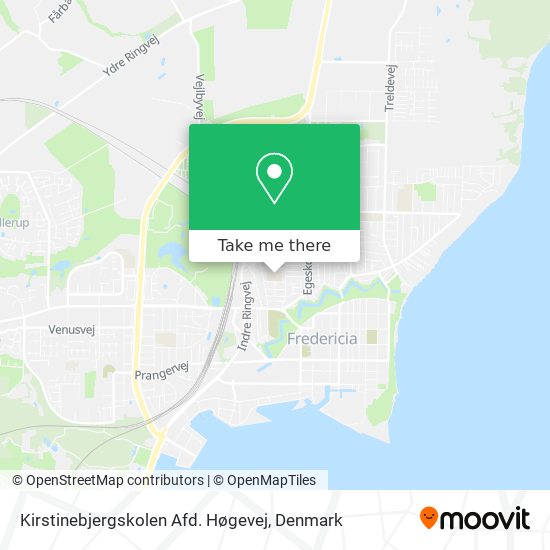 Kirstinebjergskolen Afd. Høgevej map