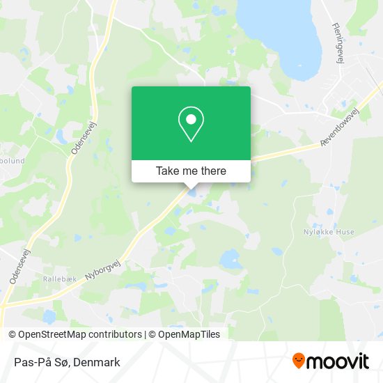Pas-På Sø map