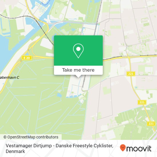 Vestamager Dirtjump - Danske Freestyle Cyklister map
