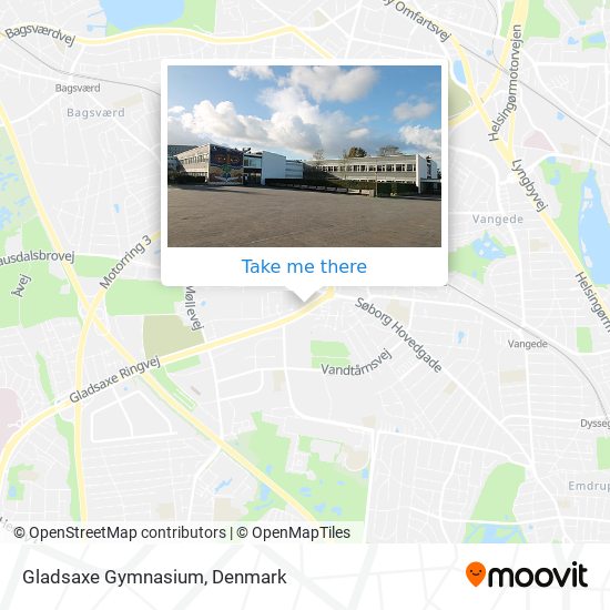 Gladsaxe Gymnasium map