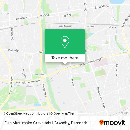 Den Muslimske Gravplads I Brøndby map