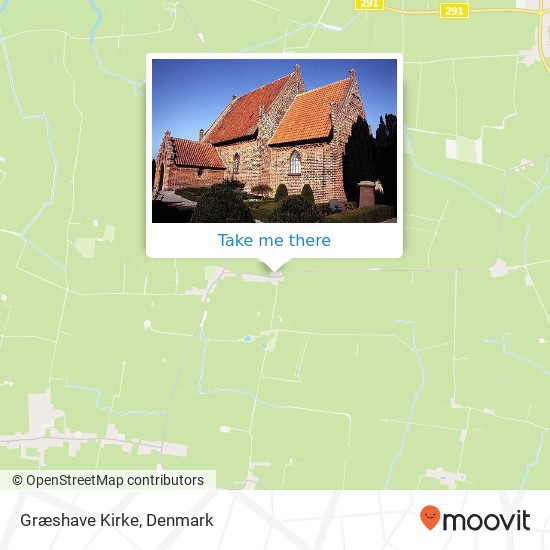 Græshave Kirke map