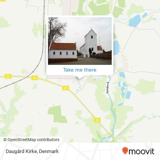 Daugård Kirke map