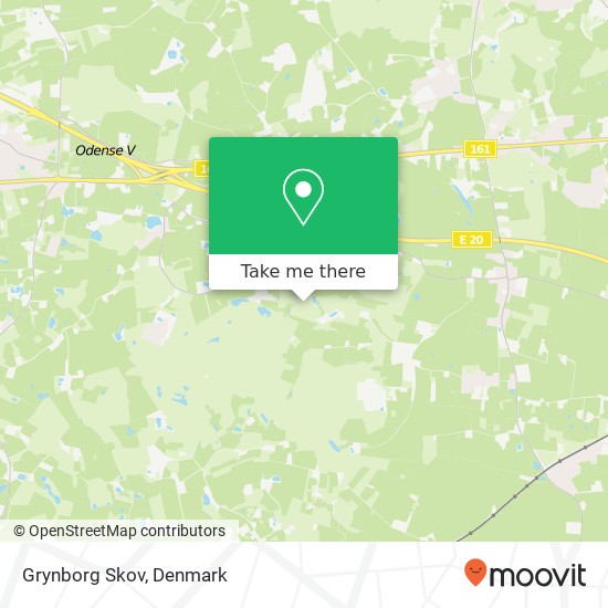Grynborg Skov map