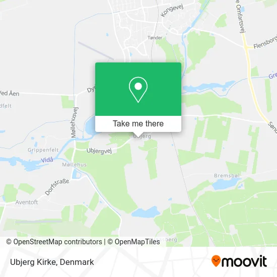 Ubjerg Kirke map