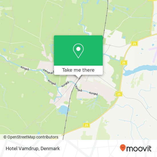 Hotel Vamdrup map