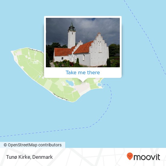 Tunø Kirke map