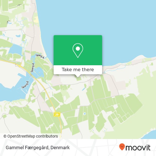 Gammel Færgegård map
