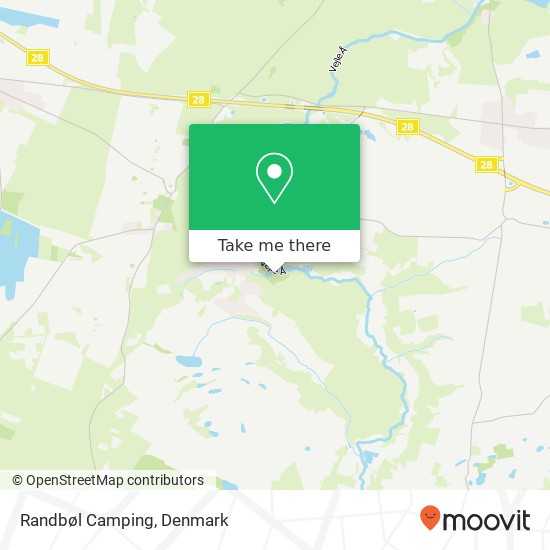 Randbøl Camping map