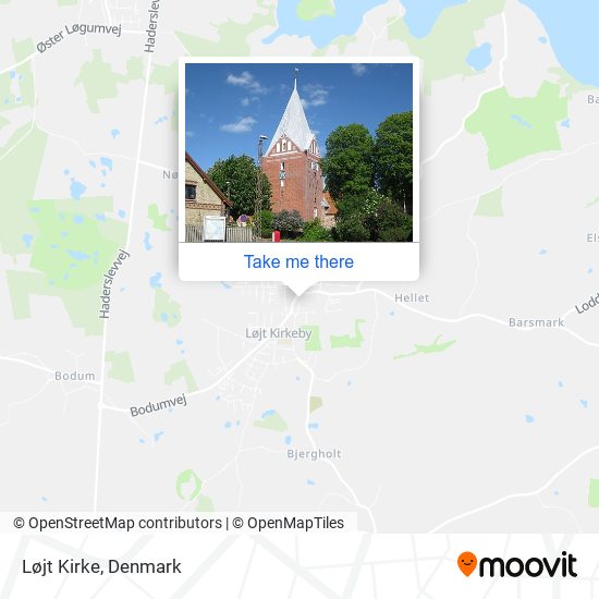 Løjt Kirke map