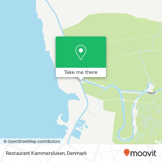 Restaurant Kammerslusen map