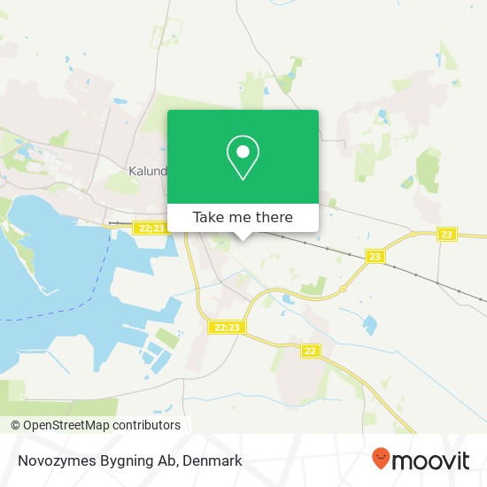 Novozymes Bygning Ab map