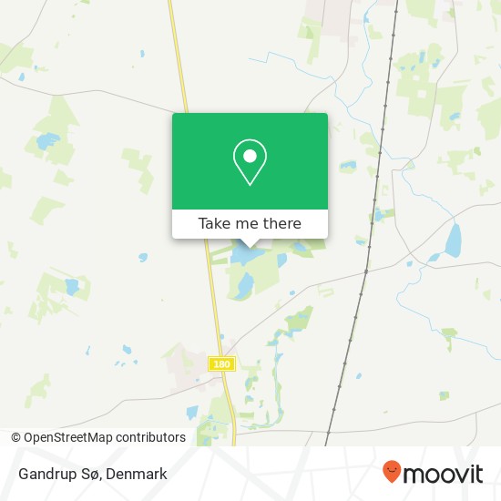 Gandrup Sø map