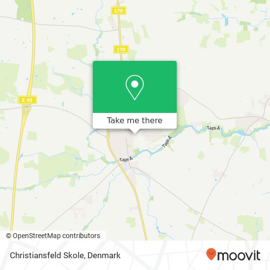 Christiansfeld Skole map