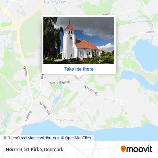 Nørre Bjert Kirke map