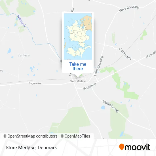 Store Merløse map