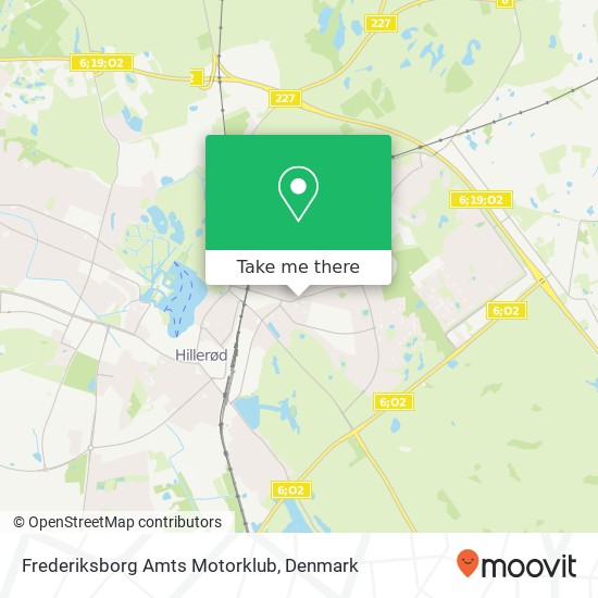 Frederiksborg Amts Motorklub map