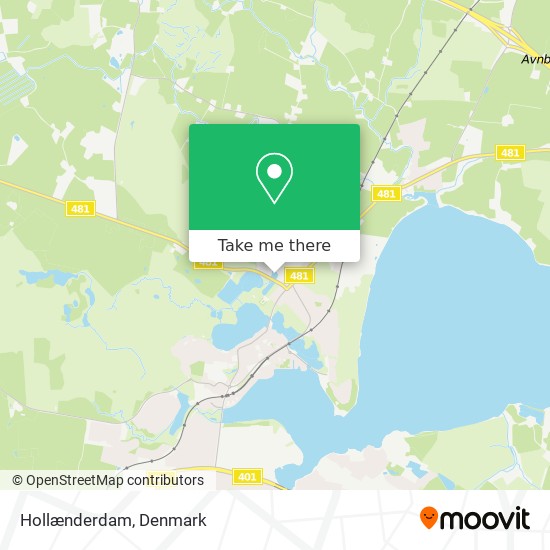 Hollænderdam map