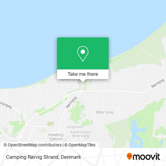 Camping Rørvig Strand map
