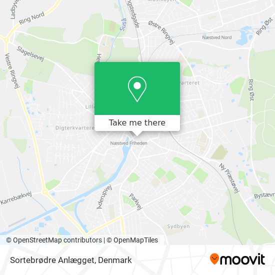 Sortebrødre Anlægget map