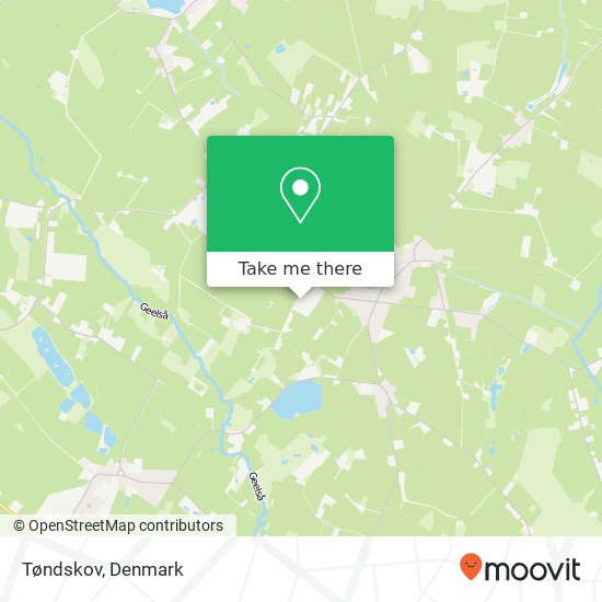 Tøndskov map
