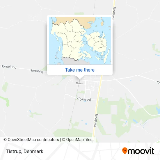 Tistrup map