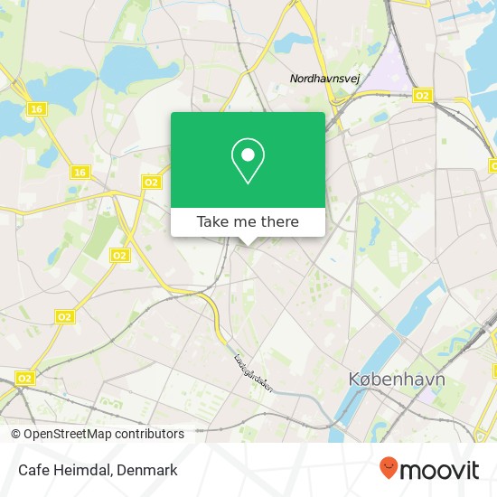 Cafe Heimdal map