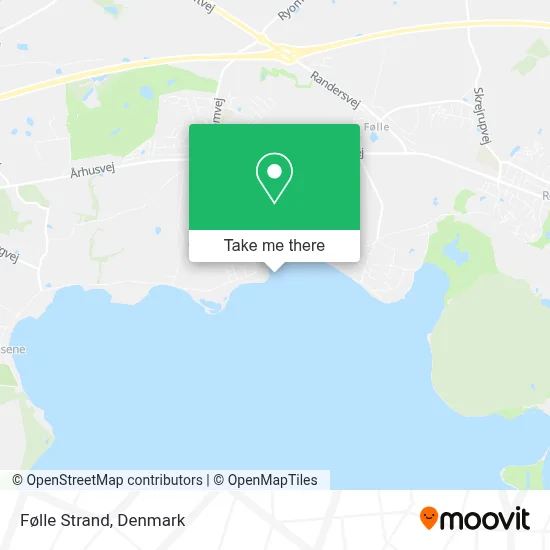 Følle Strand map