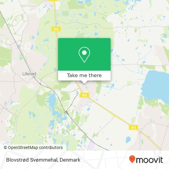 Blovstrød Svømmehal map