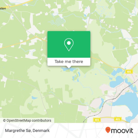 Margrethe Sø map