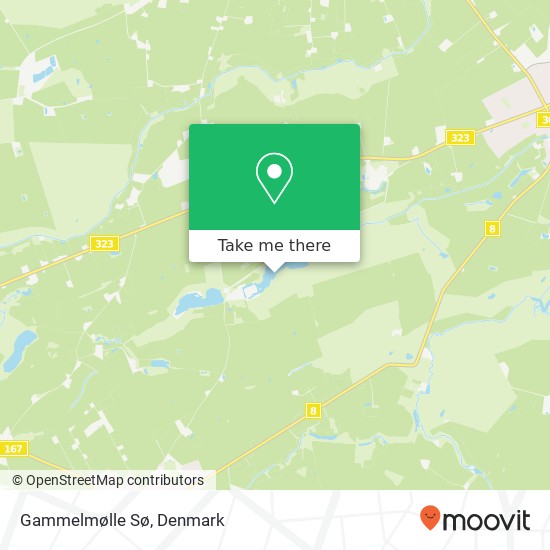 Gammelmølle Sø map