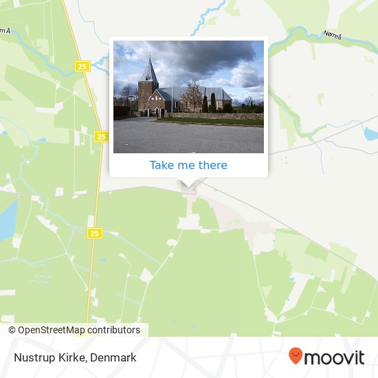 Nustrup Kirke map