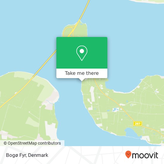 Bogø Fyr map