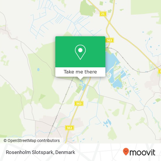 Rosenholm Slotspark map