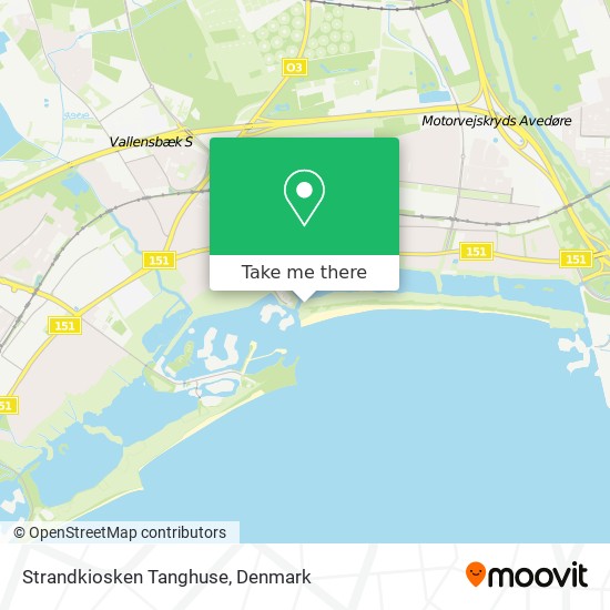 Strandkiosken Tanghuse map
