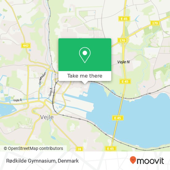 Rødkilde Gymnasium map