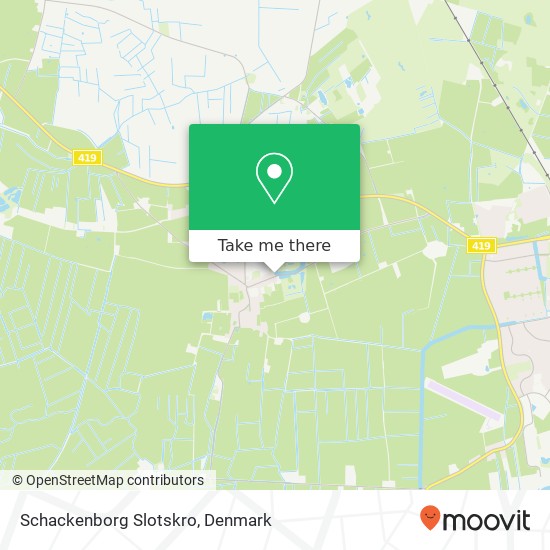 Schackenborg Slotskro map