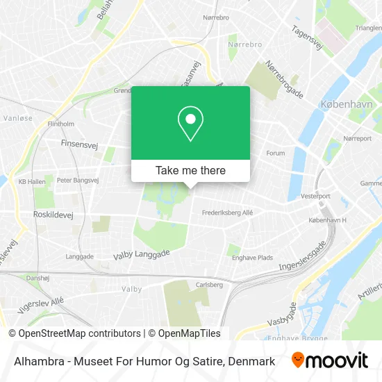 Alhambra - Museet For Humor Og Satire map