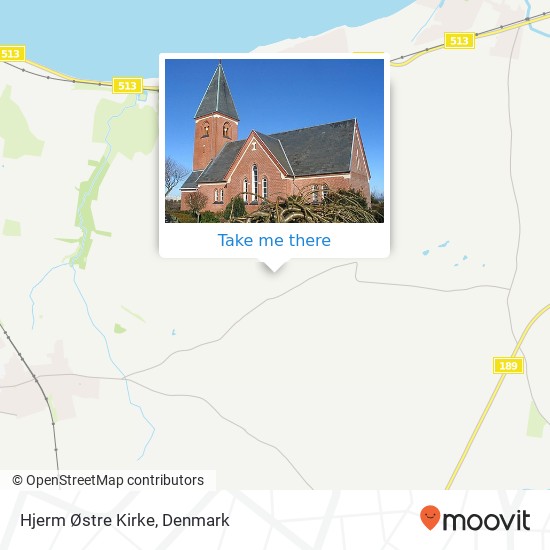 Hjerm Østre Kirke map