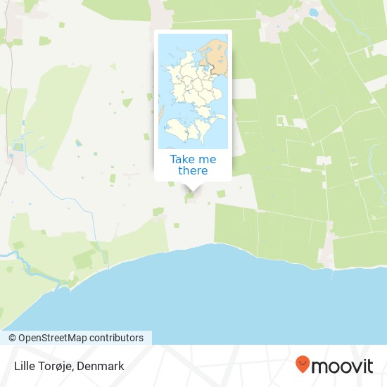 Lille Torøje map