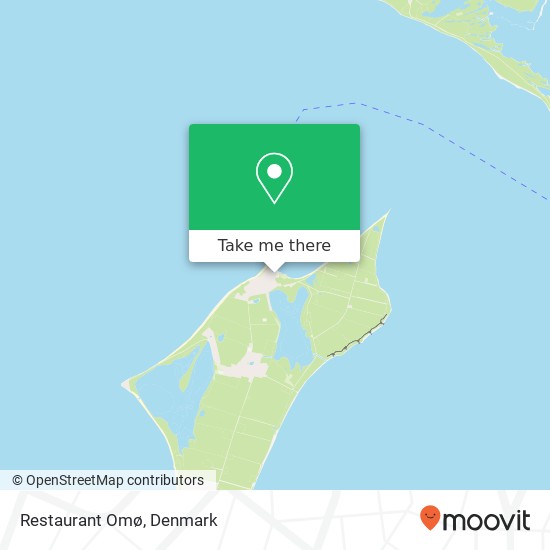 Restaurant Omø map